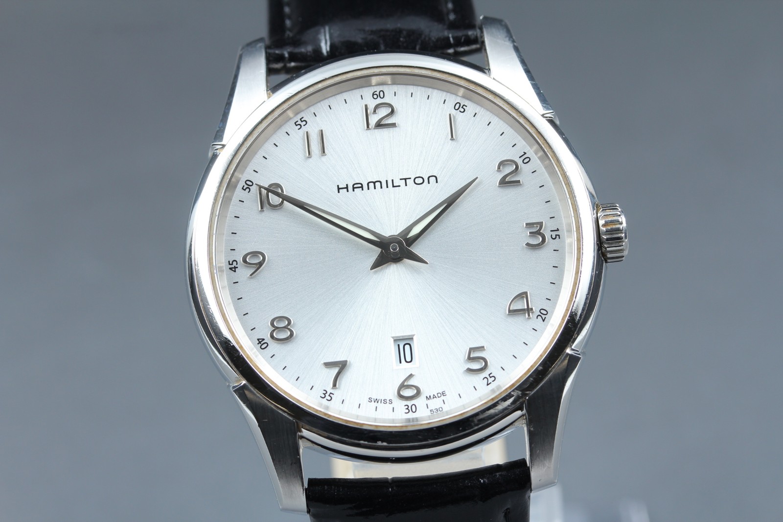 [Near MINT] Hamilton Jazzmaster H385111 Thinline White Dial Quartz Men’s watch