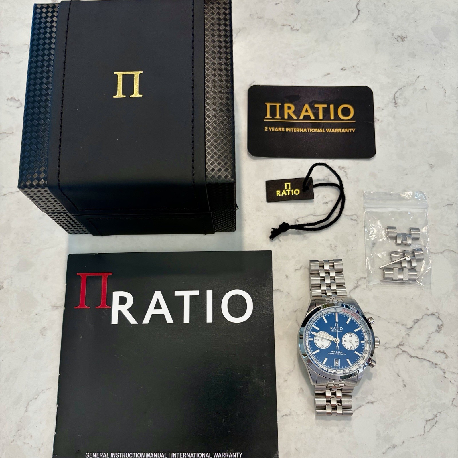 RATIO Street Racer Reverse Panda Chronograph