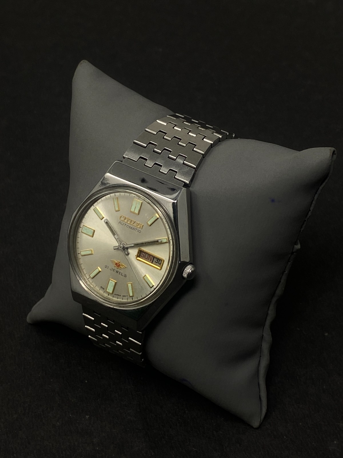 Vintage Citizen Automatic 8200A Japan Movement Day-Date Men’s Wrist Watch