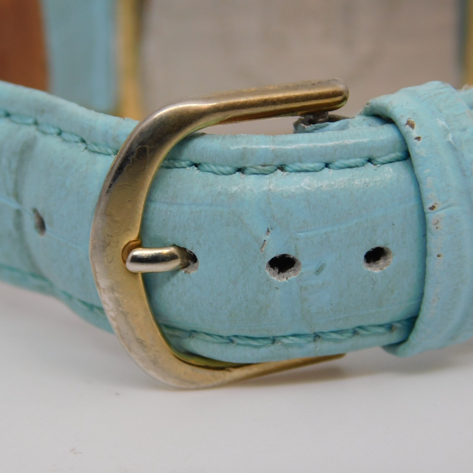 GOSSIP GSP231E Genuine Leather Quartz Analog Women’s Watch New Battery