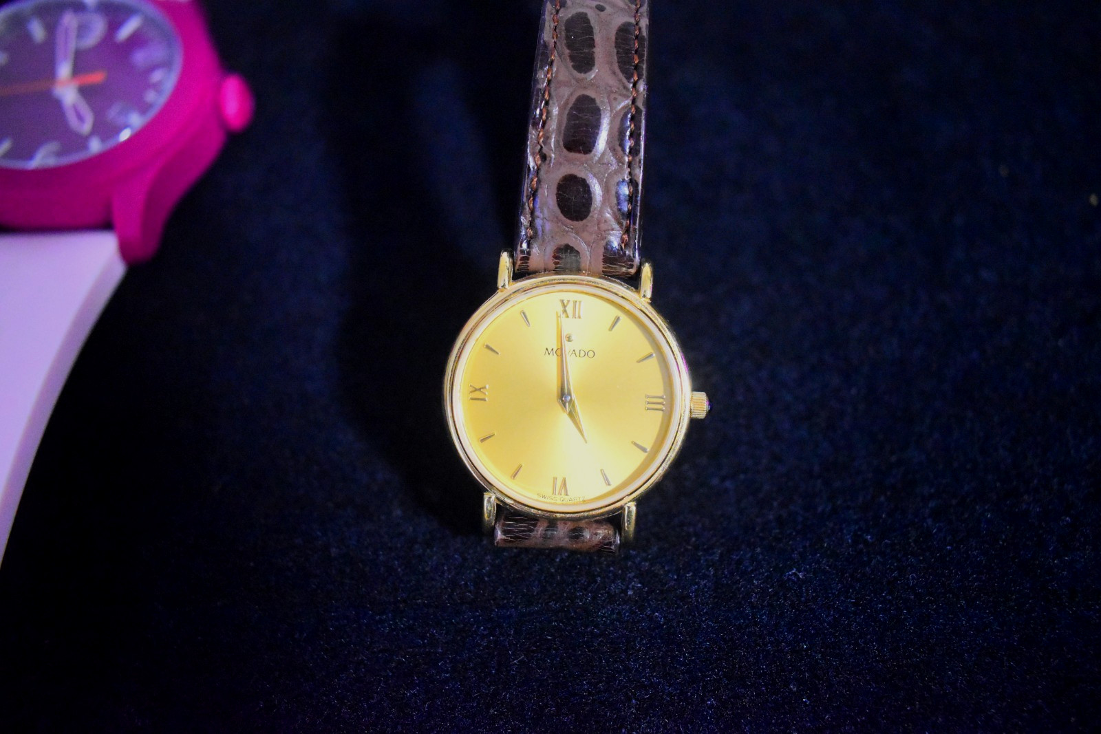 2 Genuine Movado Ladies’ Teen Girls’ Quartz Watches Clean Crystals New Batteries