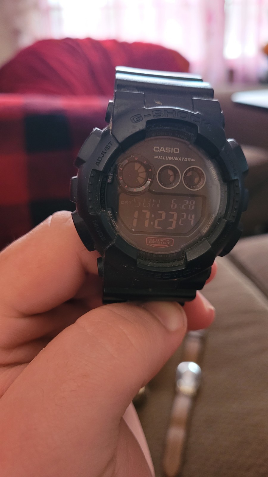 Older Casio G-SHOCK GD120-MB Black With Box
