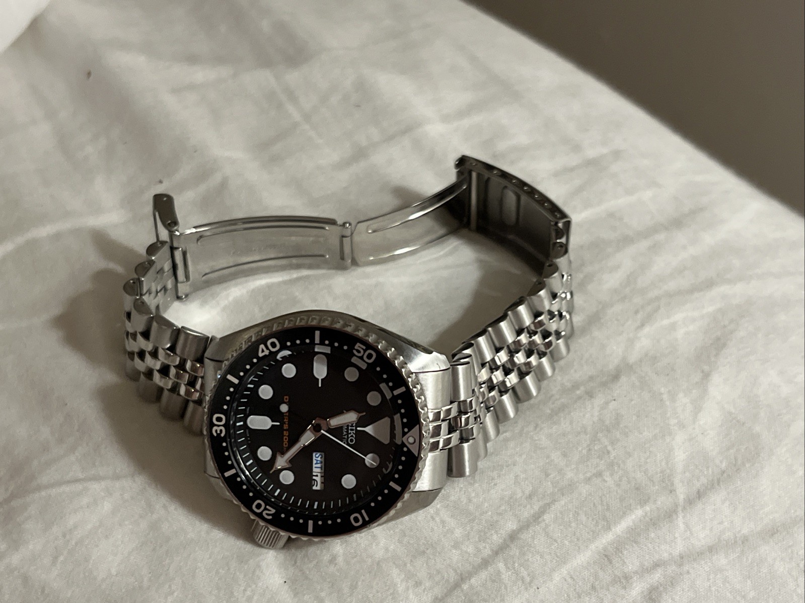 SEIKO SCUBA DIVERS SKX007 DAY/DATE AUTO MENS WATCH 7S26-0020
