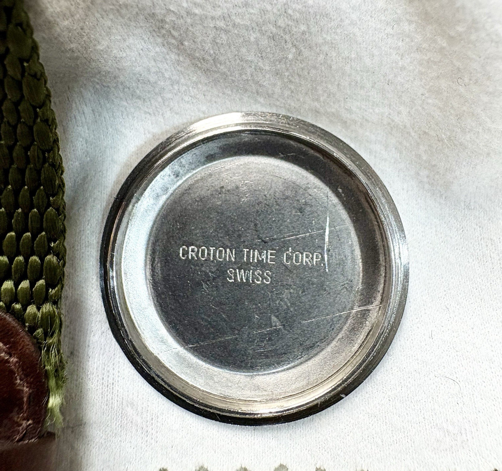 Vintage 60s 70s Era Croton Automatic Skin Diver 17 Jewel Men’s Wrist Watch Works