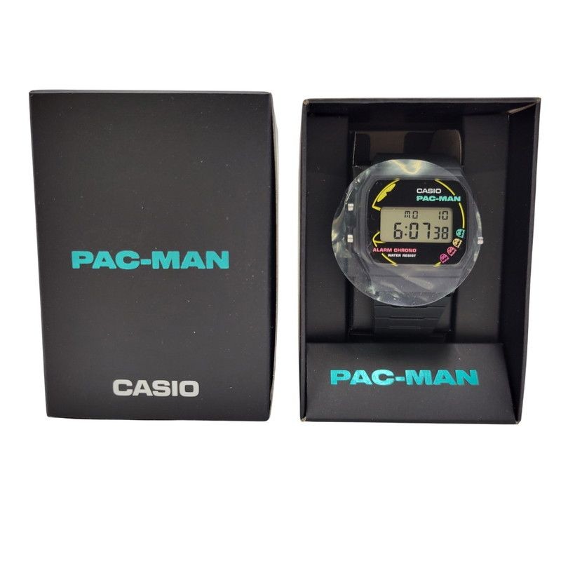 Used CASIO PAC-MAN DIGITAL QUARTZ F-91WPC-1ADR Wristwatch