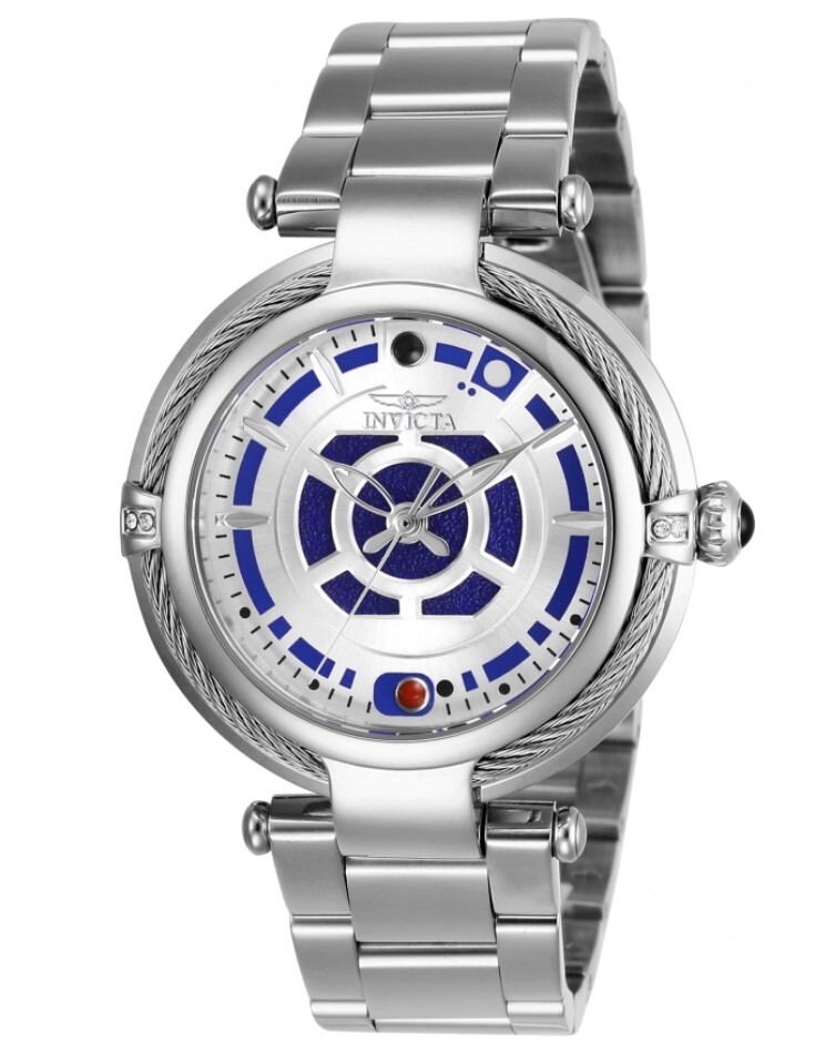 Invicta Star Wars R2-D2 Women’s 40mm Limited Edition Silver Bolt Watch 26234