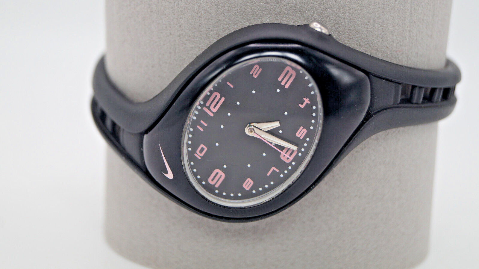 NIKE Triax Blaze Watch Women’s Black Pink Dial 50M 924-WK007 New Battery 03/25