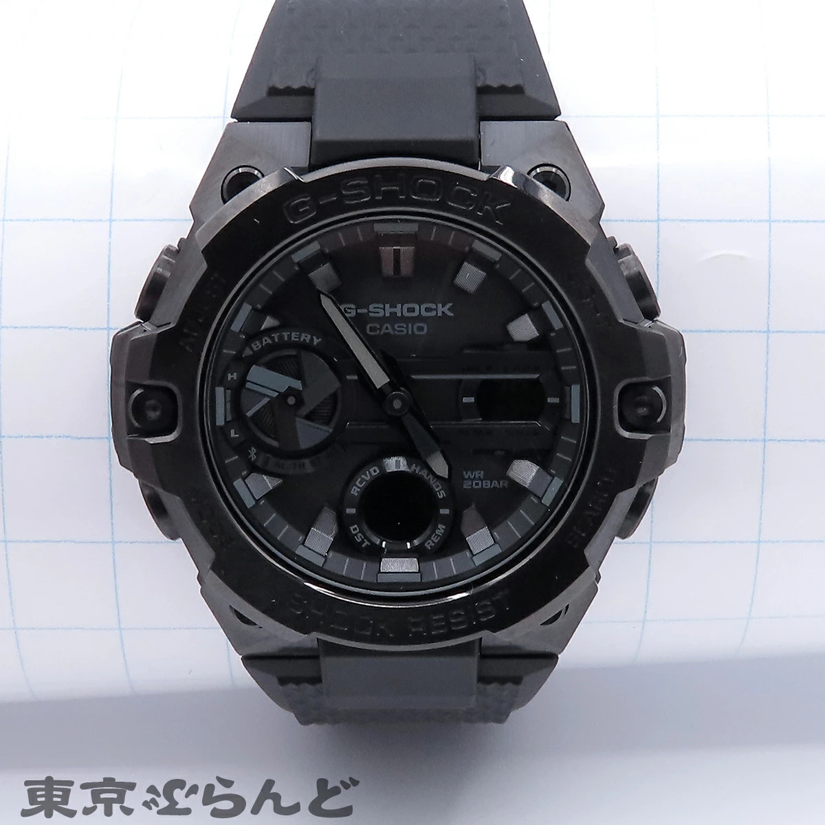 Casio G-Shock G-STEEL GST-B400BB-1AJF Solar Resin Stainless Steel Used