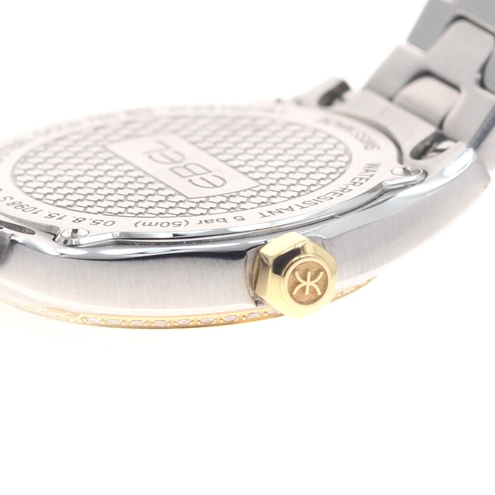 EBEL Sport Classic Mini 1216443A Diamond bezel 8P 2-tone YG Quartz Ladies_954673