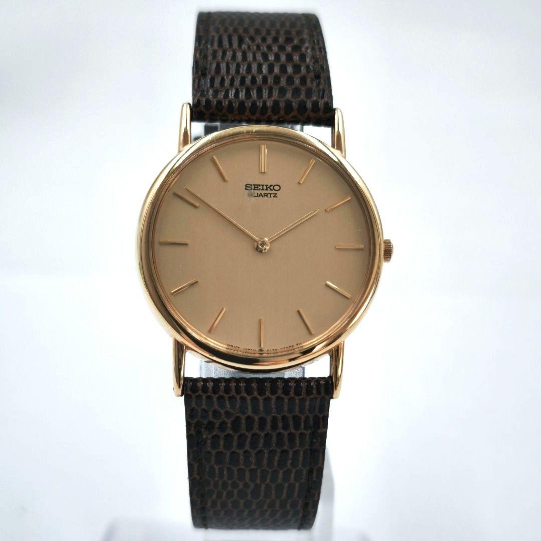 SEIKO 5Y30-7000 Dress Quartz Watch Gold wrist 18.0cm/7.1in