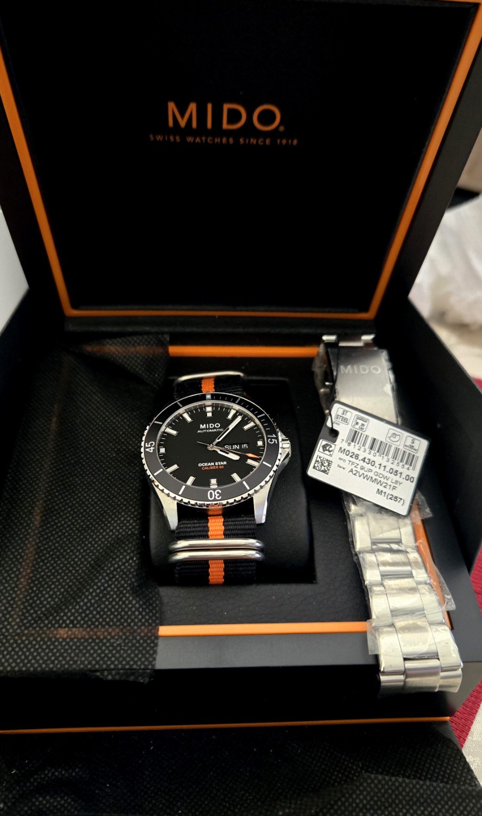 Mido Ocean Star Captain Swiss Automatic Men’s Watch 43mm M026.430.11.051.00