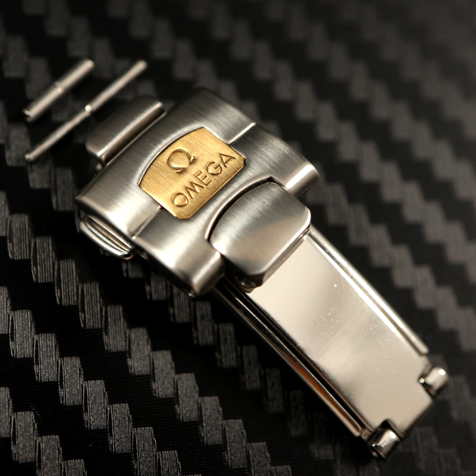 OMEGA SEAMASTER POLARIS STAINLESS STEEL 6155/449 Swiss Made Bracelet Clasp 13MM
