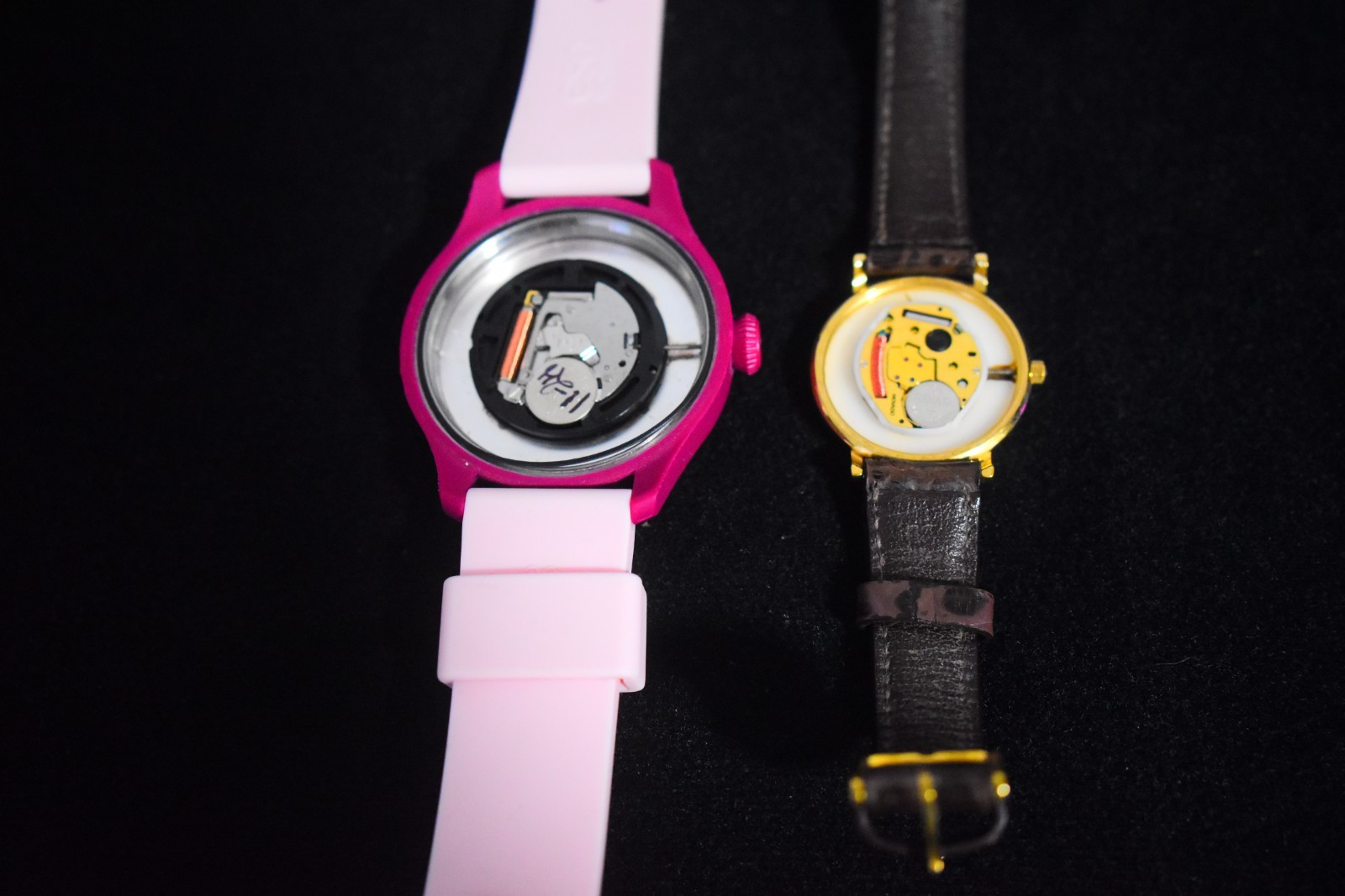 2 Genuine Movado Ladies’ Teen Girls’ Quartz Watches Clean Crystals New Batteries