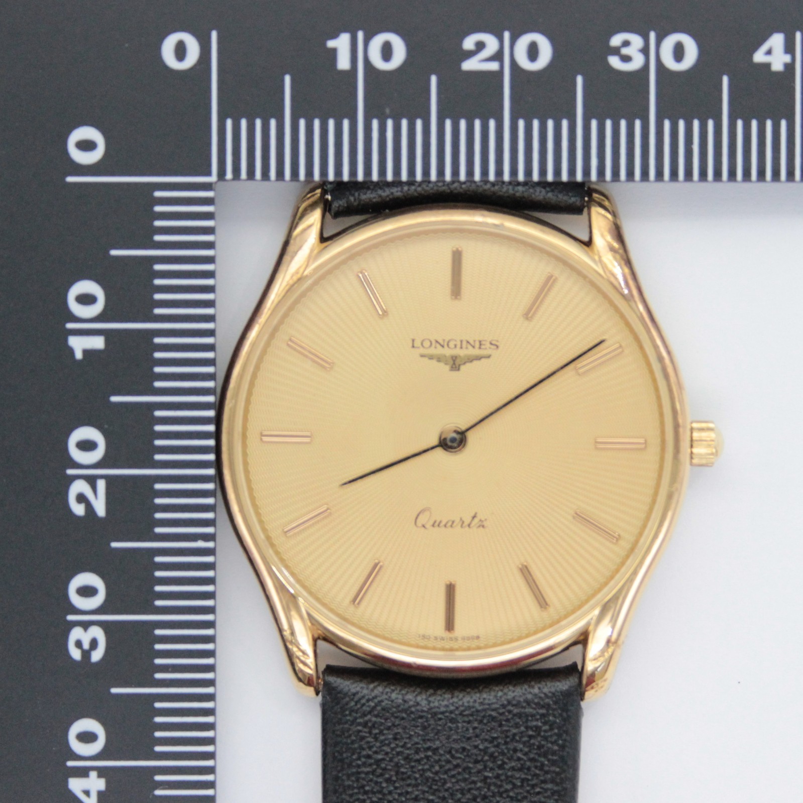 [NEAR MINT] LONGINES 6998.1.150 Gold Dial 32mm Quartz Men’s Watch JAPAN A551