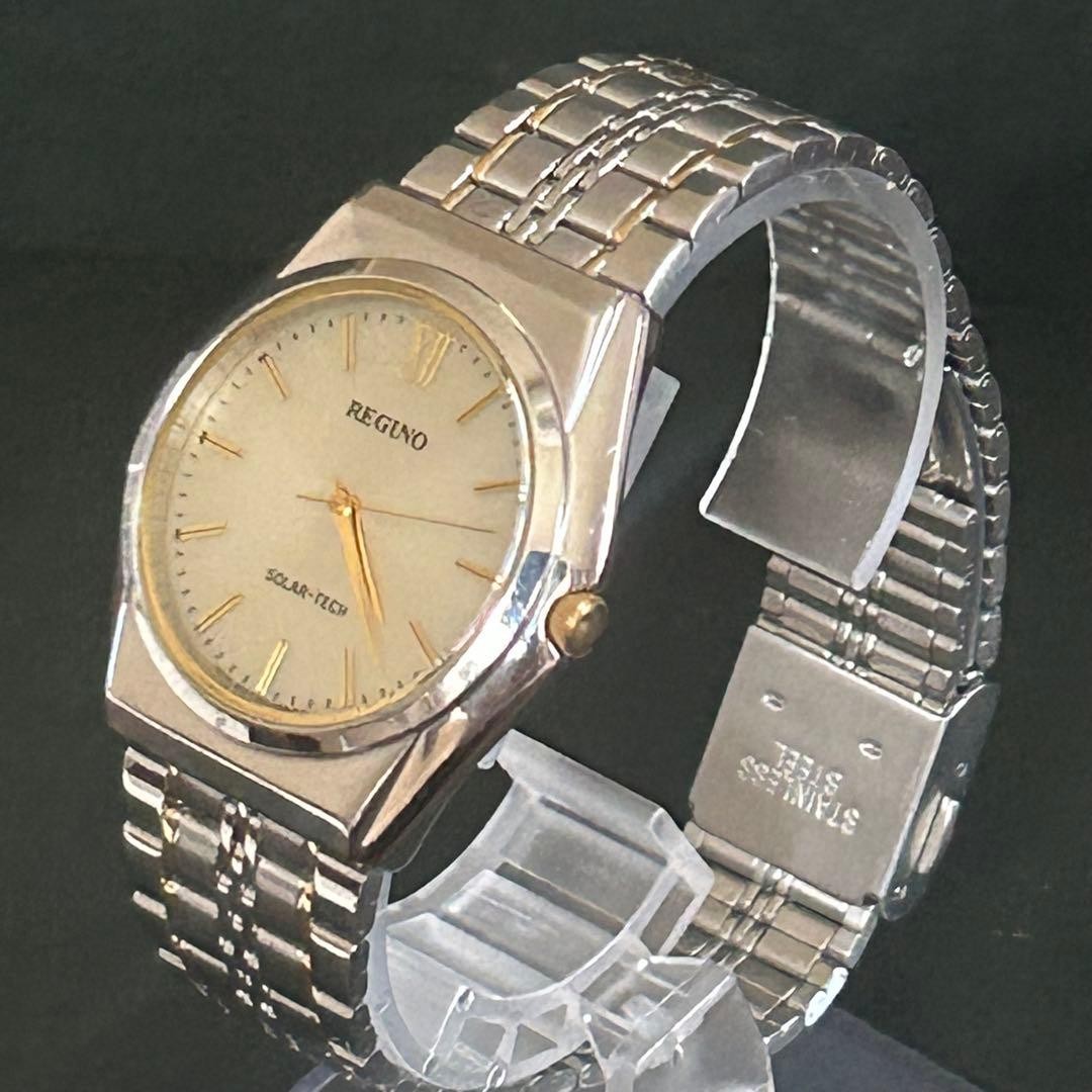 CITIZEN Reguno Solar Tech Mens Watch Two Tone 35.9mm Running