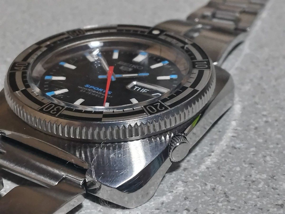 Seiko 7S36-0070 5 Sports Reissue Automatic Watch Working Box Japan