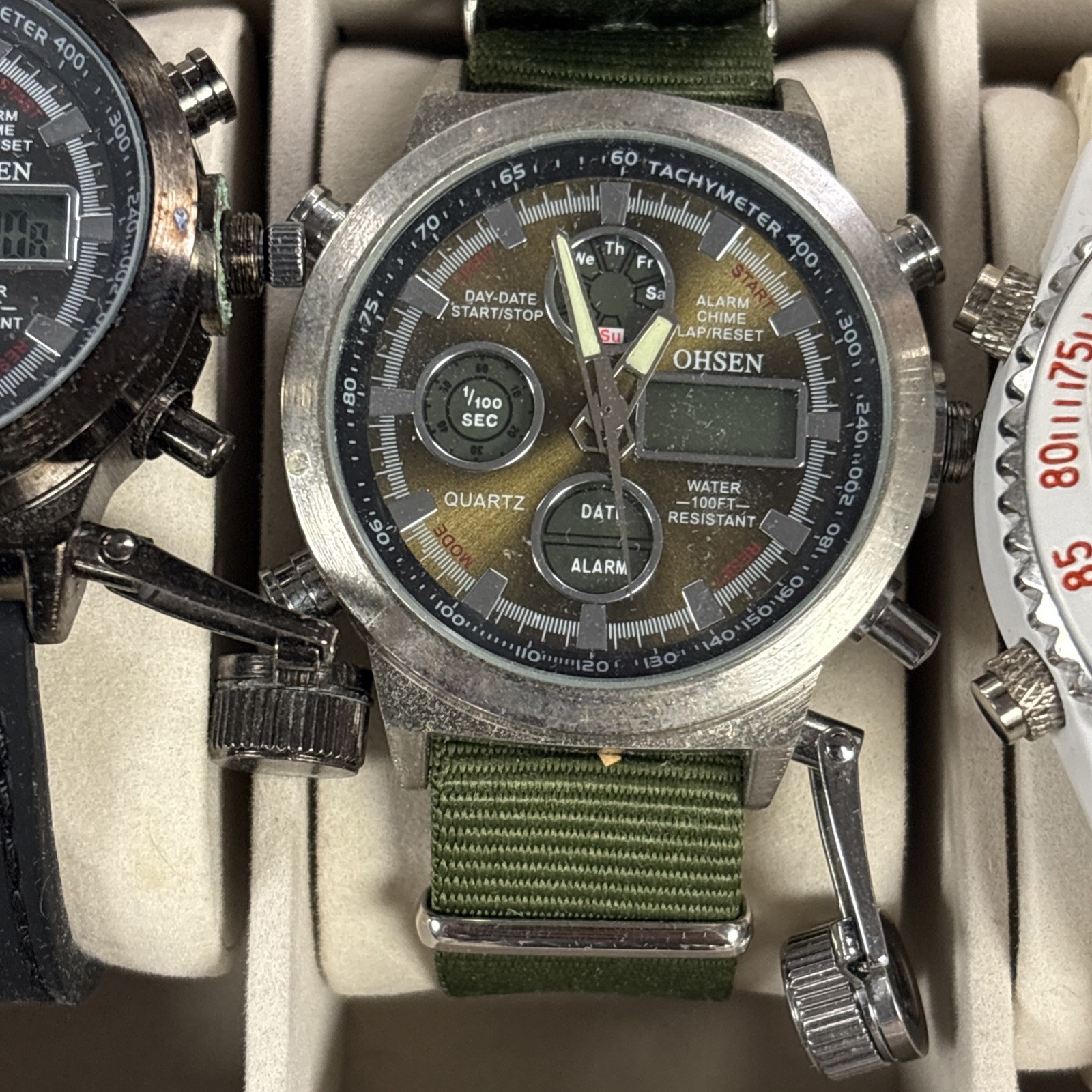 15 Mens lot of various brands, Watch Lot UnTested clean Condition Fossil Apple