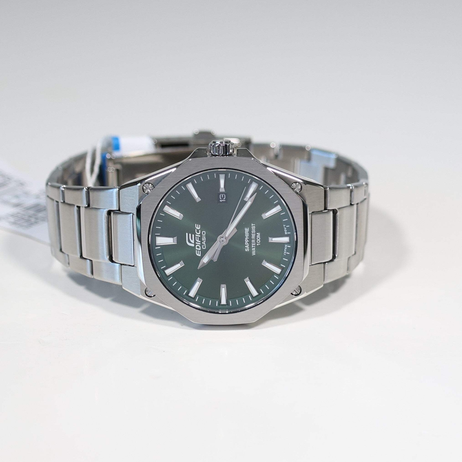 Casio Edifice Men’s Green Dial Stainless Steel Sports Watch EFR-S108D-3AVUEF