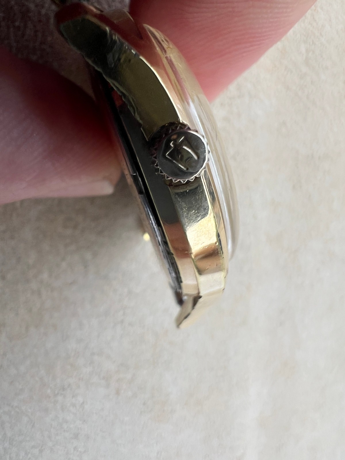 Vintage Accutron Bulova watch N6 1976 cal 218 tuning fork Ditch Witch As Is