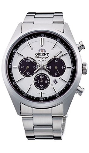Orient Neo 70’s WV0041TX Solar Panda Dial Chronograph Watch Japan New