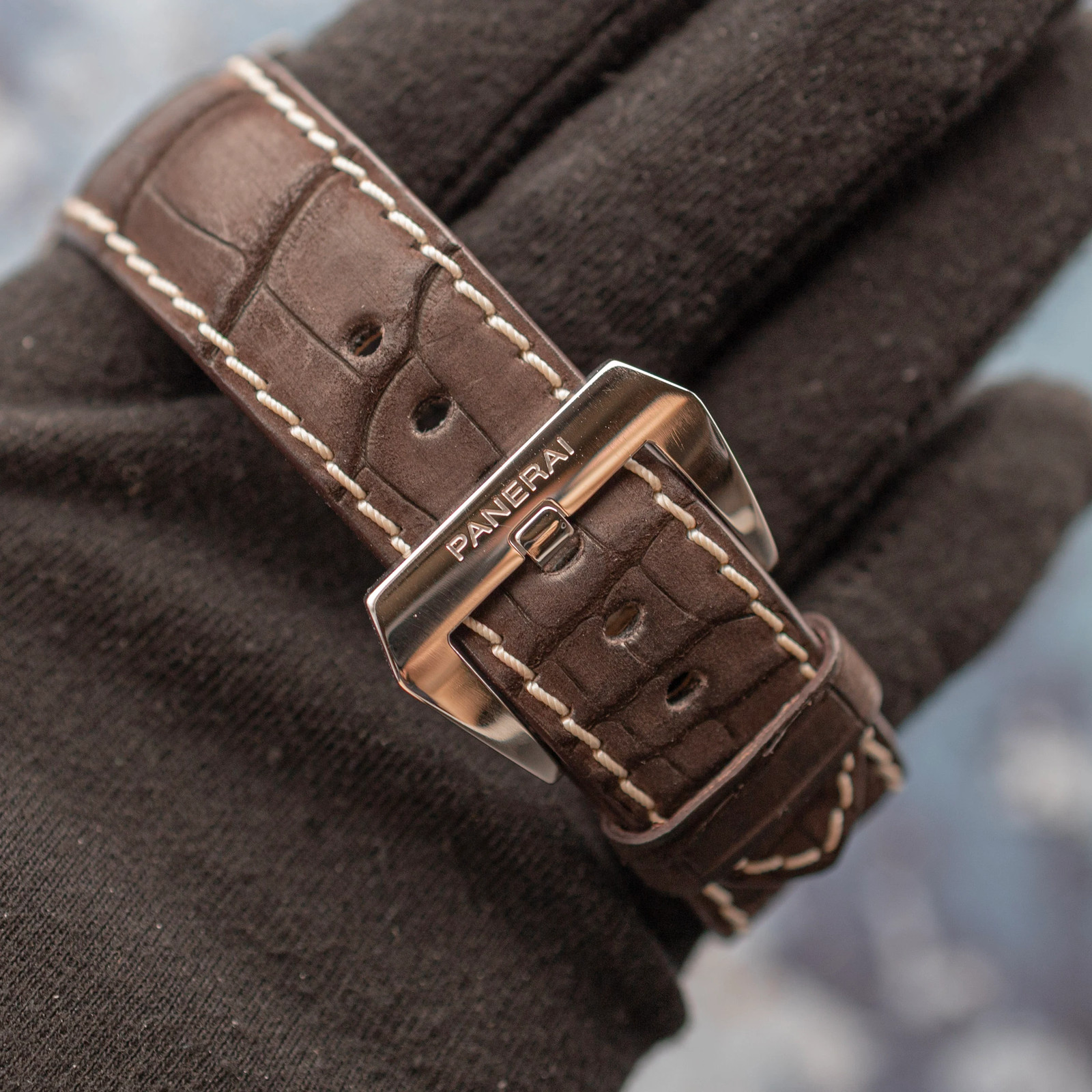 Panerai Luminor 1950 8 Days Chrono Monopulsante Tobacco Dial Titanio PAM00311