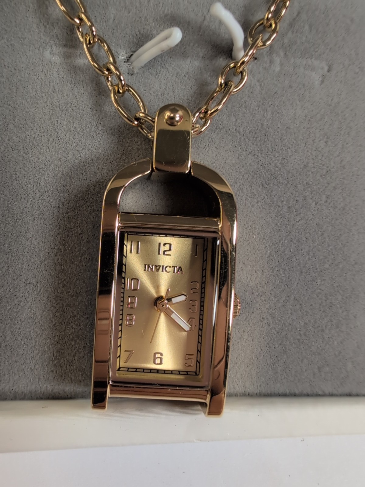 Invicta Mini Angel Women’s Necklace Watch 17.5 mm, Gold Tone Working