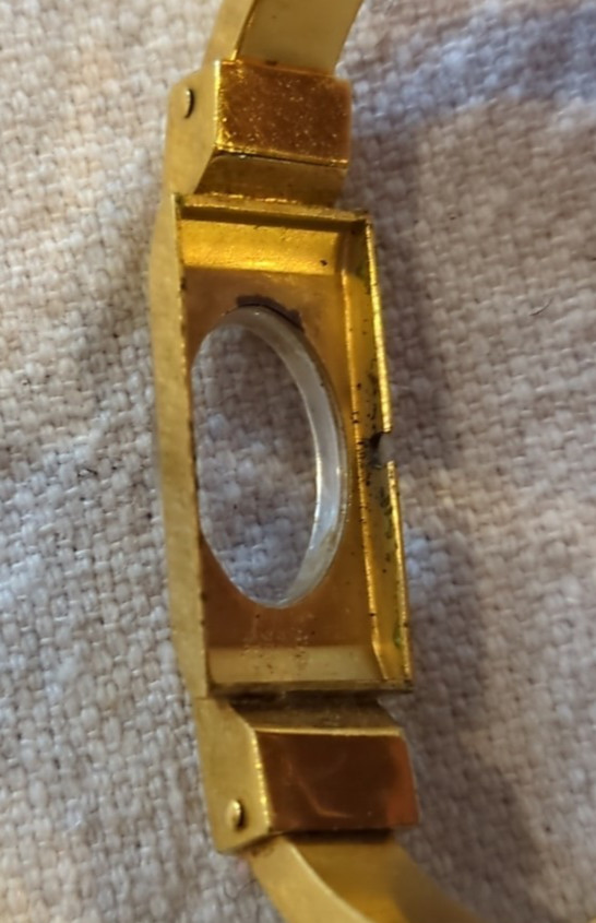 Unique! RARE Kurz 10k Gold Plated Ladies Vintage Dress Watch. Working! Look!!
