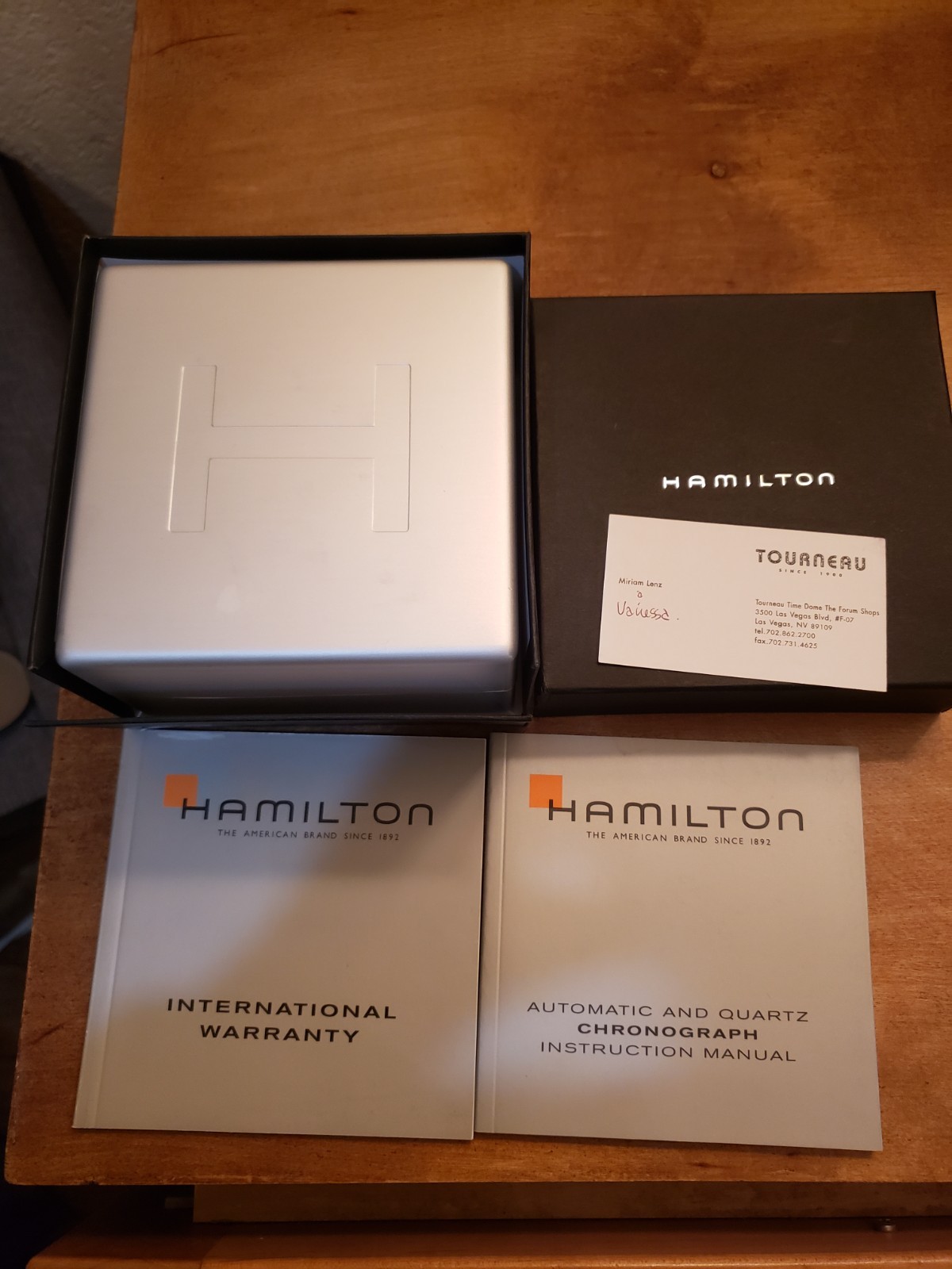 Hamilton Jazzmaster Square H324150 Automatic Black Watch-Full Set W/Box & Papers