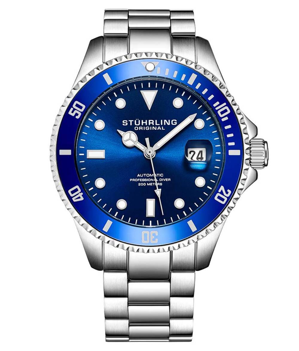 Aquadiver Blue Dial/ Silver Stainless Steel Blue | Blue Dial Wristwatch 792.02