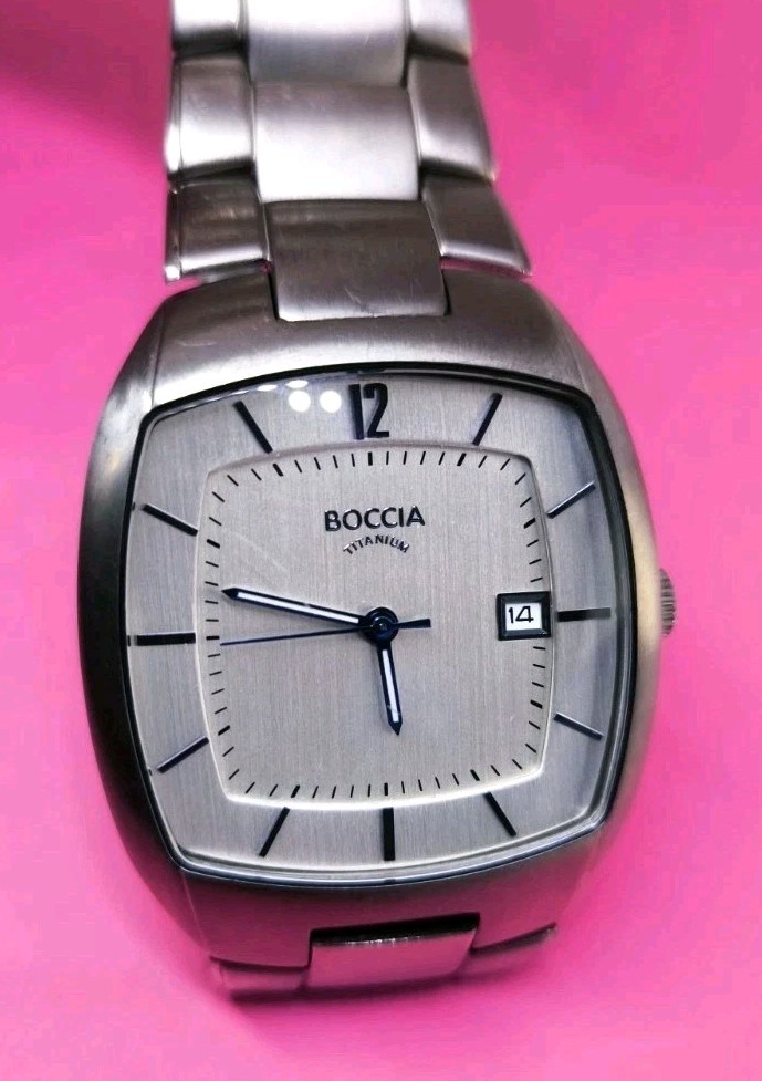 Vintage Boccia Mens Titanium Watch Quartz