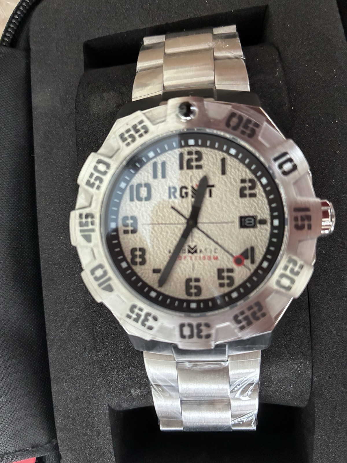 RGMT Field Master Men’s Automatic Watch Gray RG-8032-88 BRAND NEW