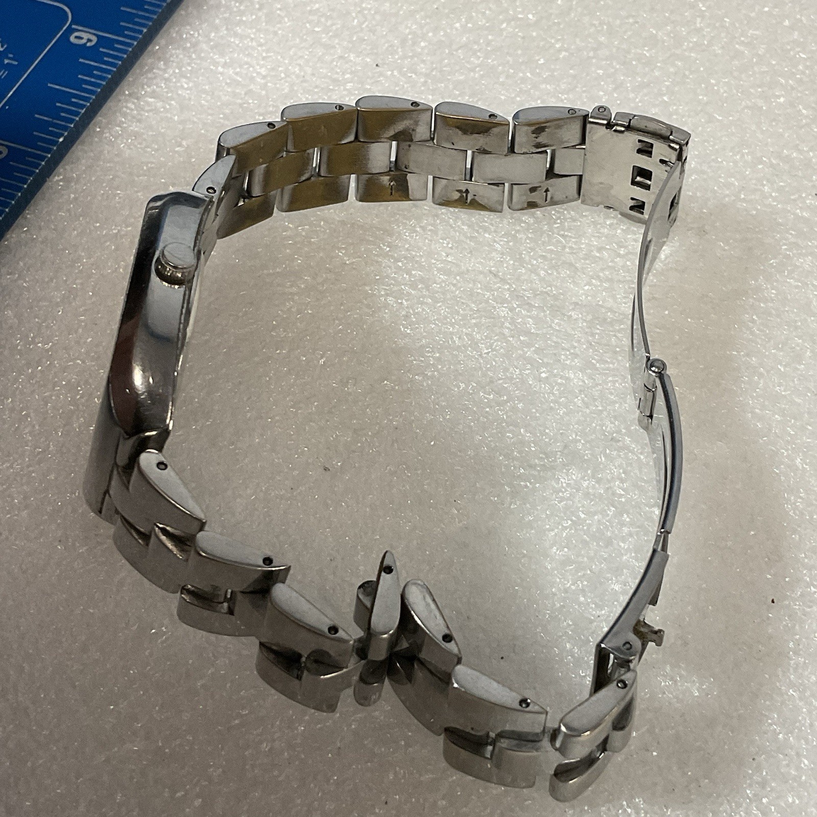 Mossimo Lavender Face Silver Color Stainless Watch