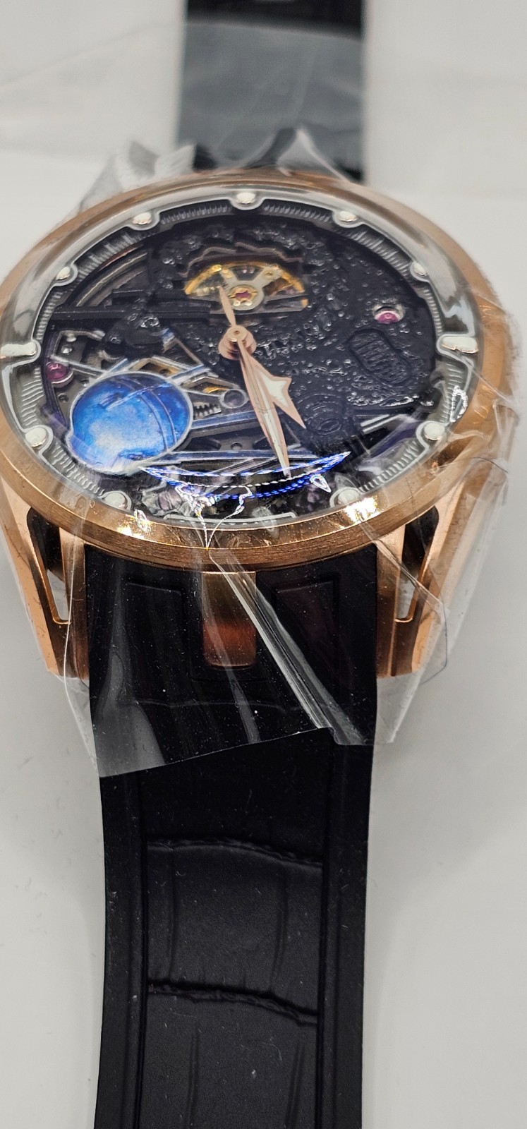 Invicta Celestial Naosia Automatic Men’s Watch w/ Skeleton Dial – 45mm, Black