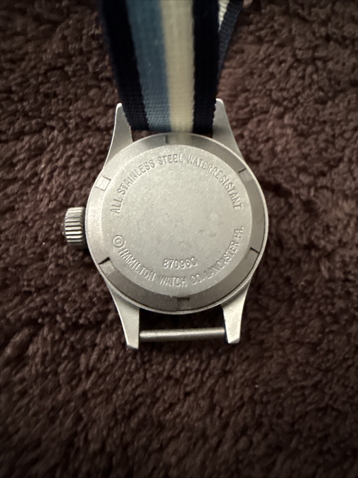 Vintage RARE Hamilton L.L. Bean Khaki Mate 870980 Anchor Watch Original