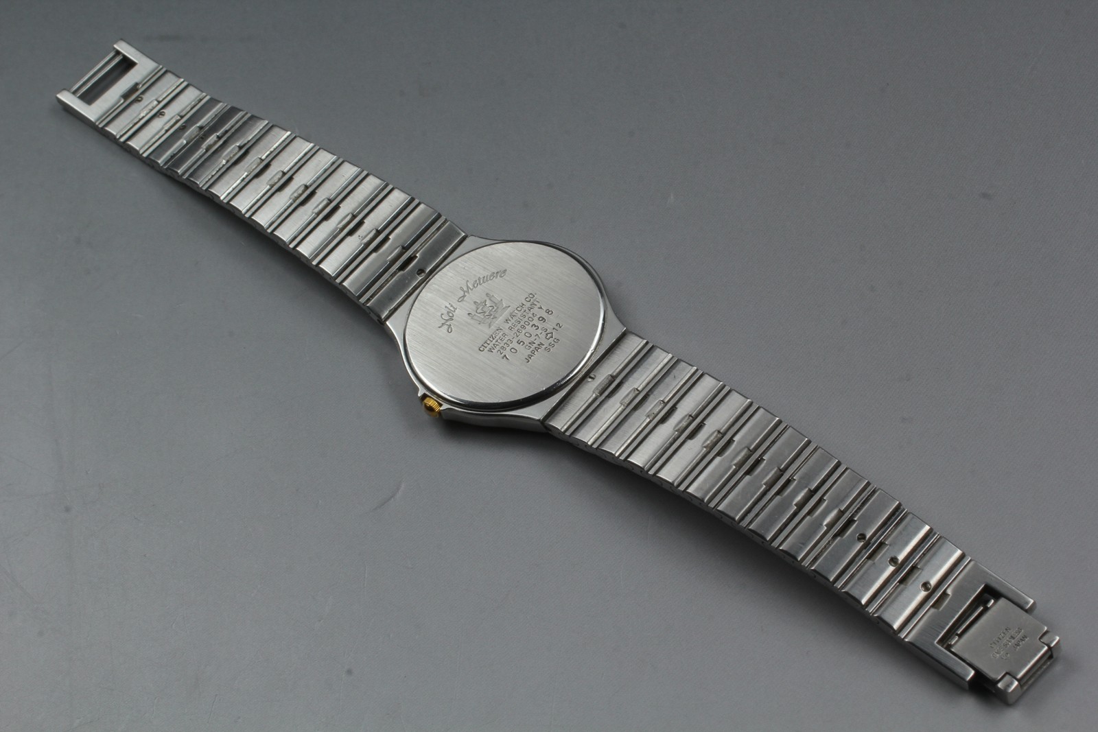 [Near MINT] Citizen Club Lamer 2833-269004 White Roman Quartz Watch From JAPAN