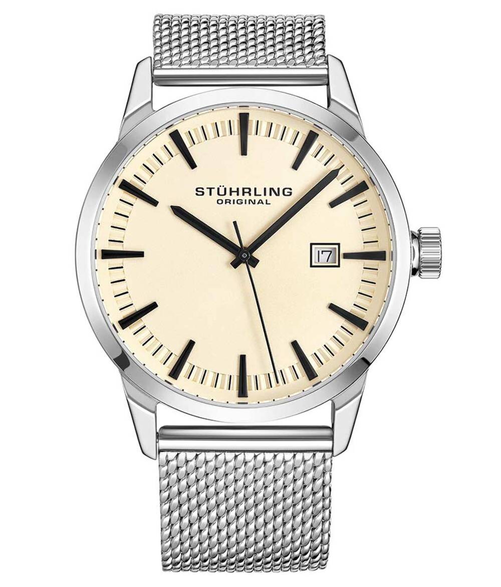Symphony Beige Dial / Silver Stainless Steel | Beige Dial Wristwatch 555M.03
