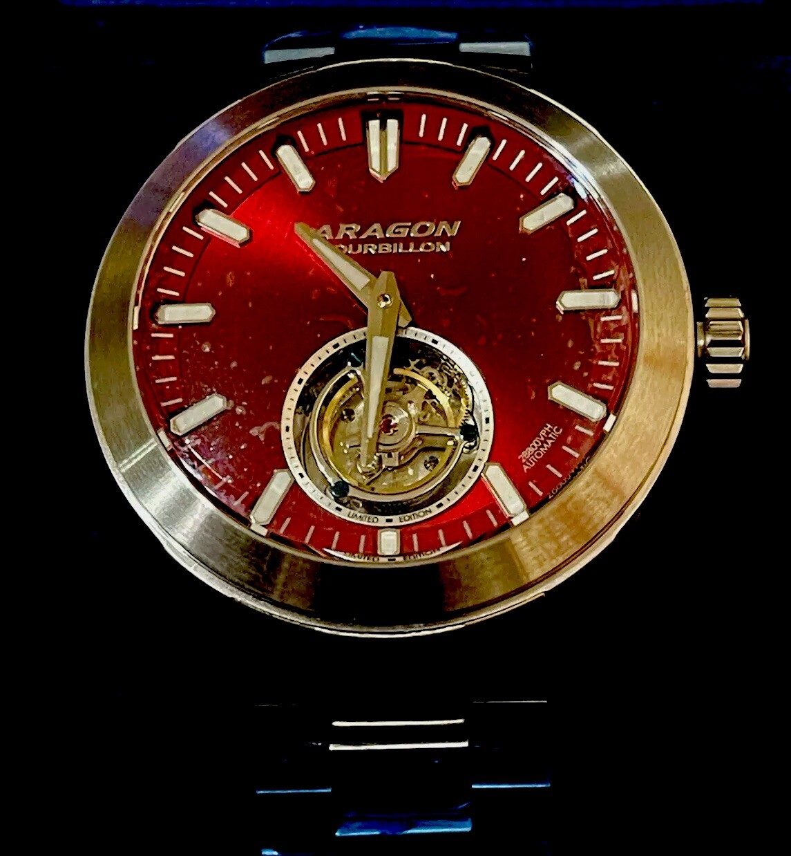 Aragon A551RED Antigravity Tourbillon Limited Edition Automatic 48mm