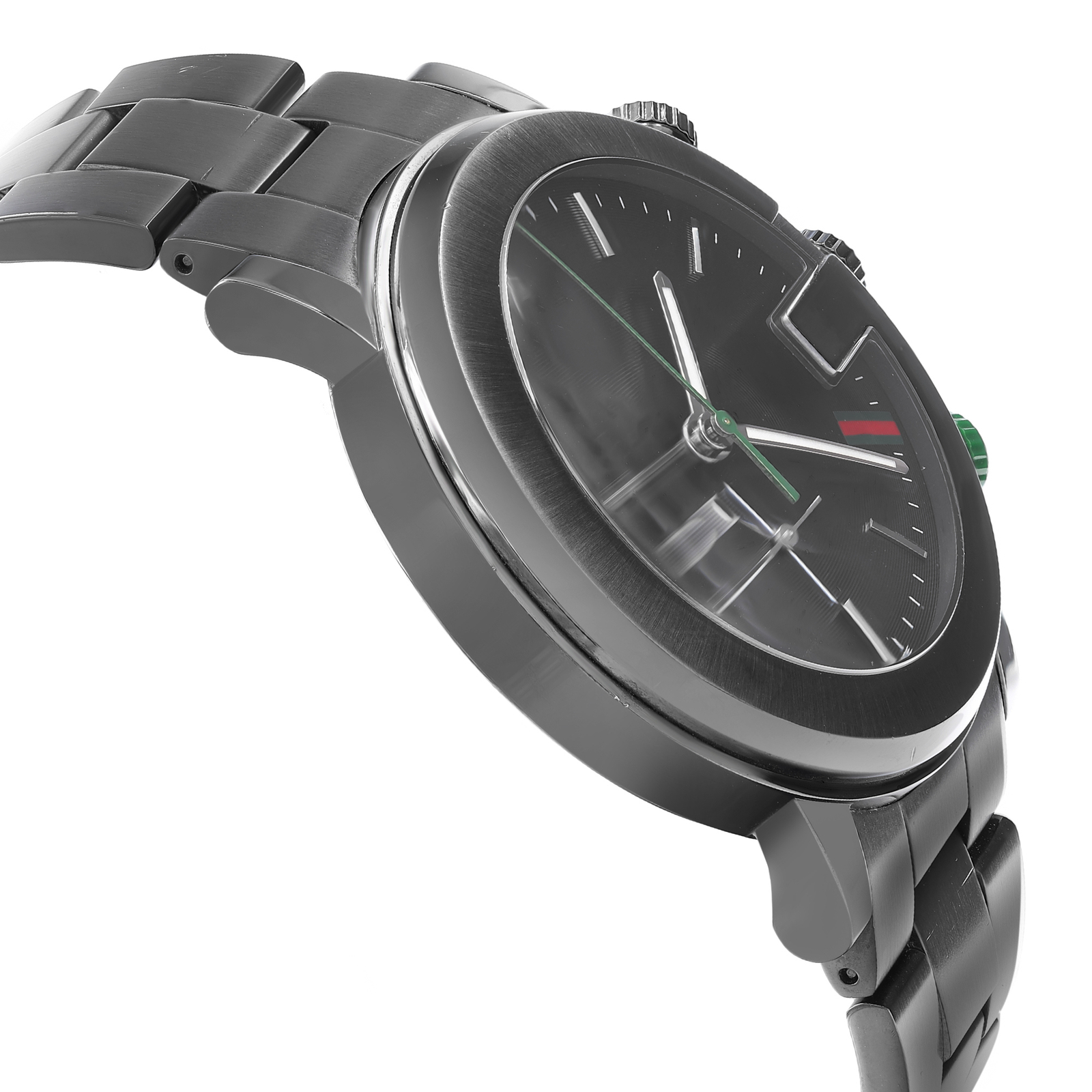 Gucci G-Chrono PVD Stainless Steel Black Dial Mens Quartz Watch YA101331