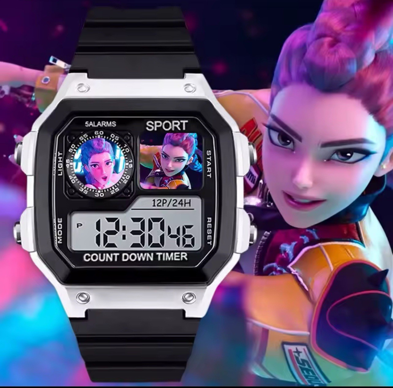 Anime Wrist Watch KPop Demon Hunters Wristwatch Huntrix Girls High Quality Watch