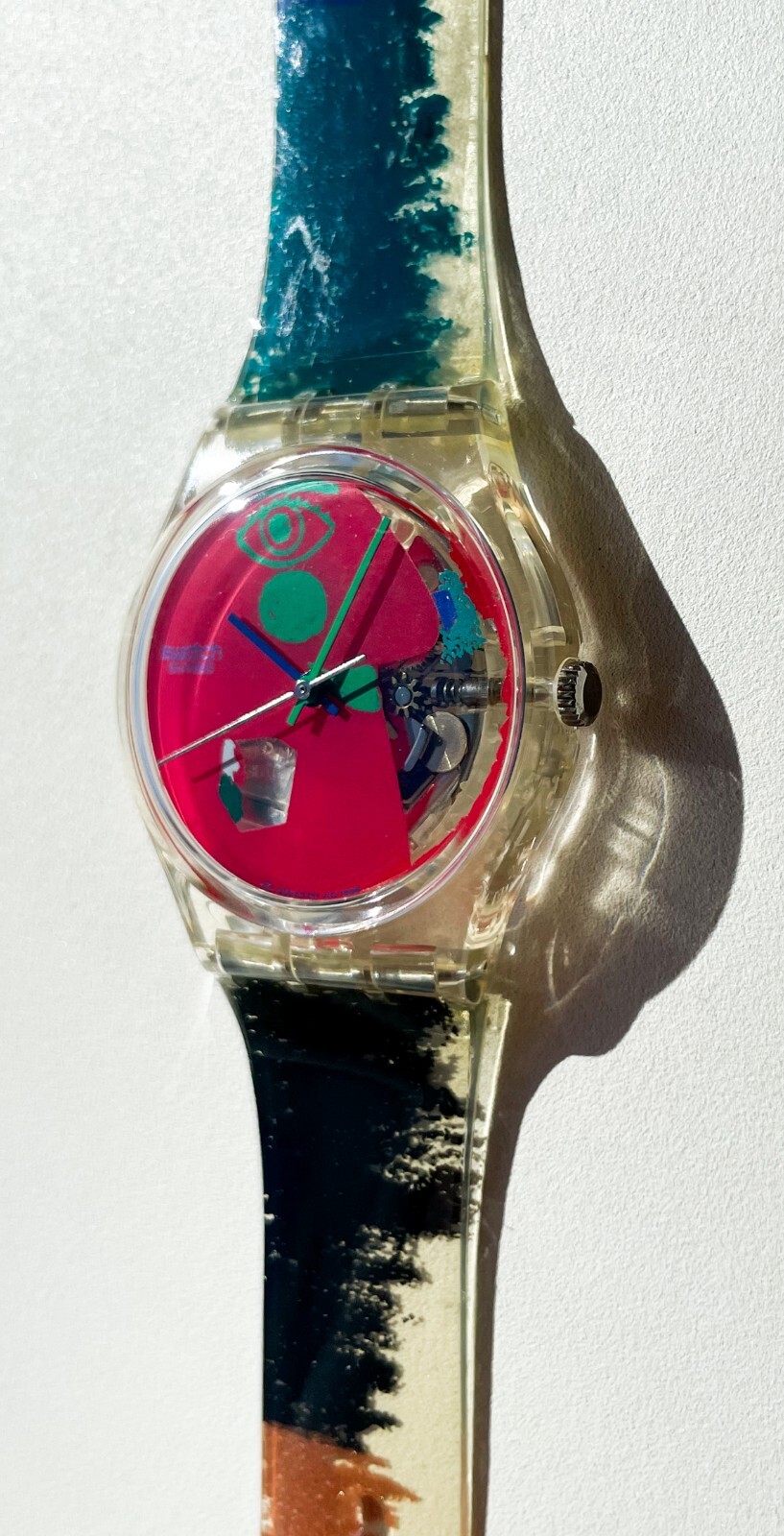 SWATCH ‘Color Scribbler’ GK249 1996 by Artist Kveta Pacovská with New Battery