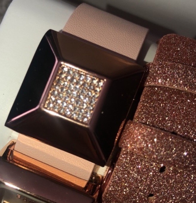 Rampage Women’s Watch Bracelet Set Rose Gold White New