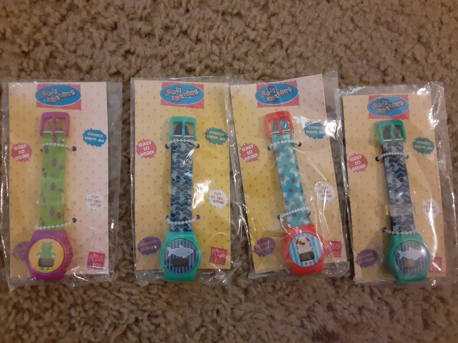 Animal Watches (4) Boy’s & Girl’s Watches Time Piece for Kids/ See Description