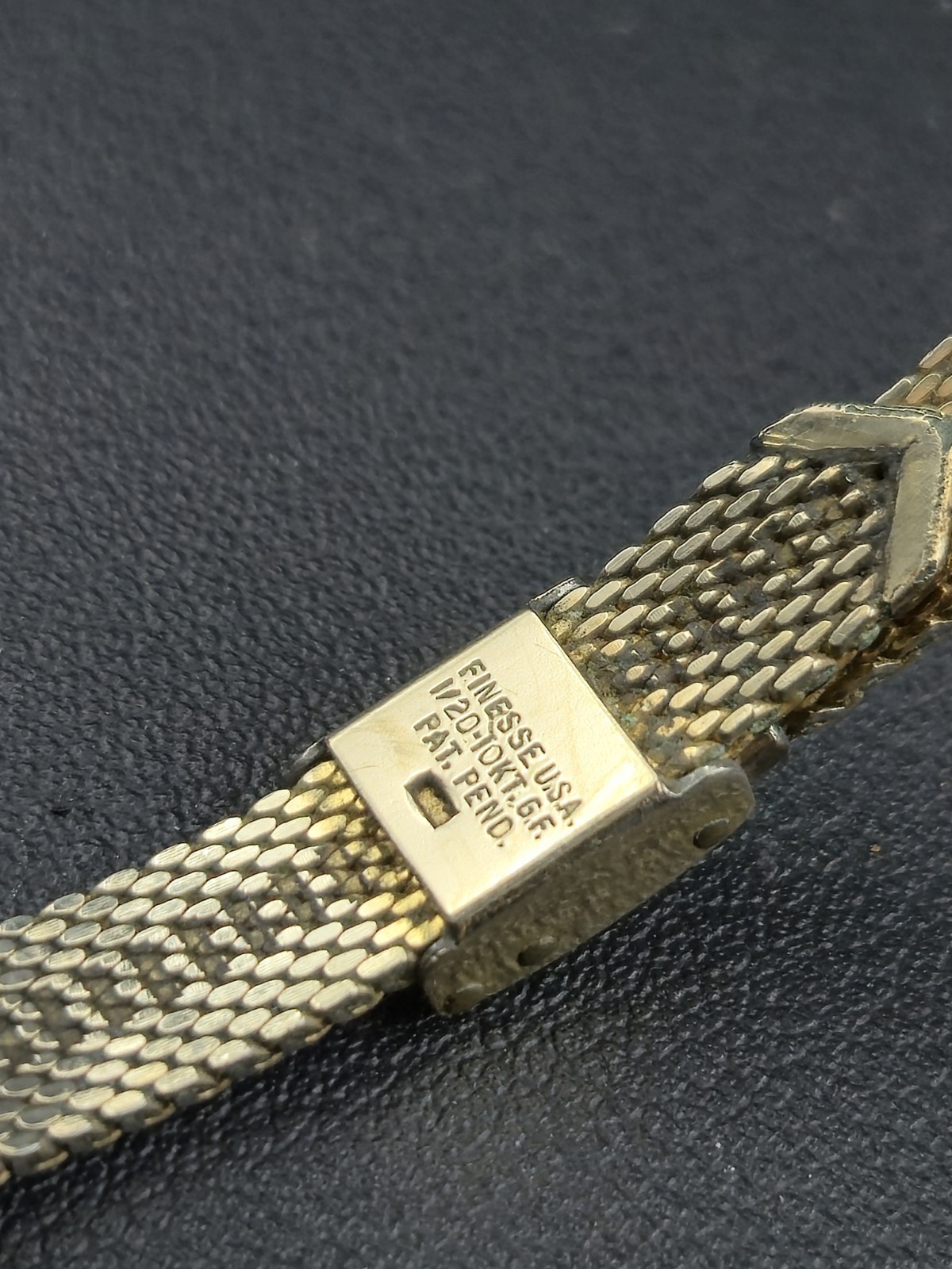 1969 Bulova 10K RGP 14mm Ladies 23J Watch Runs w/ Finesse GF Mesh Band