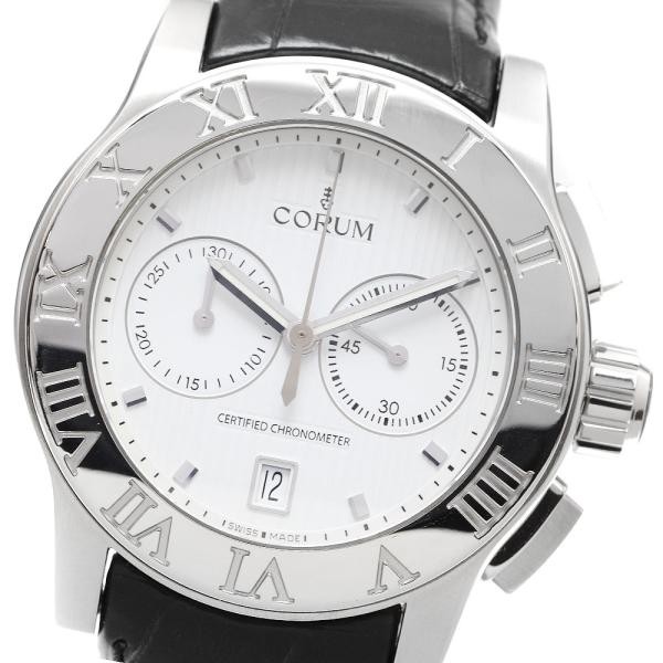 Corum Romero 02.0012/984.715.20/0F01 EB77 44mm White Dial Automatic Watch #C6843