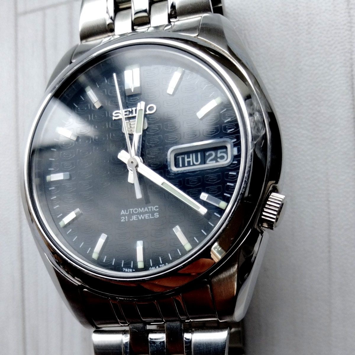 SEIKO 5 Seiko Five Automatic SNK361K1 Transparent Back 5 Logo Monogram Design Di