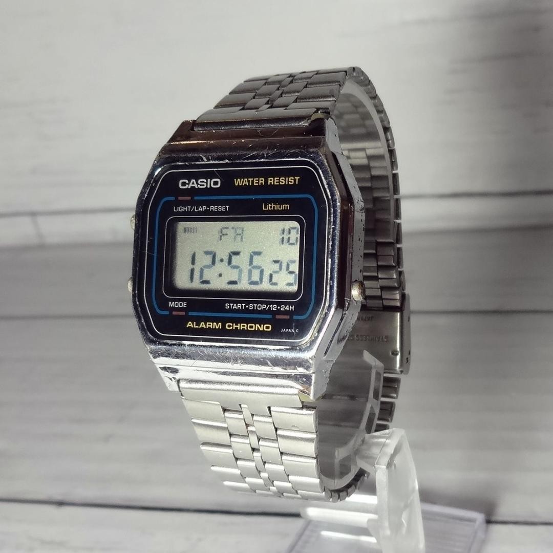 Rare vintage model CASIO A155W, new battery, working condition: good (good) to p