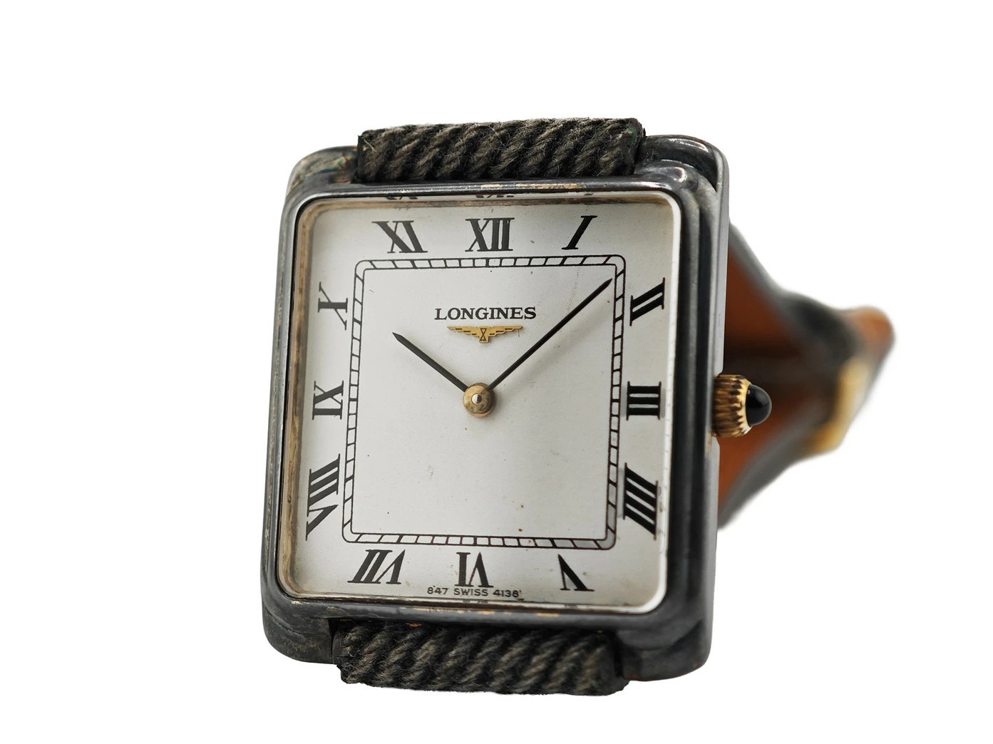 LONGINES Vermeil SV925 Watch Ref 4138 1970s Swiss Manual L847.4