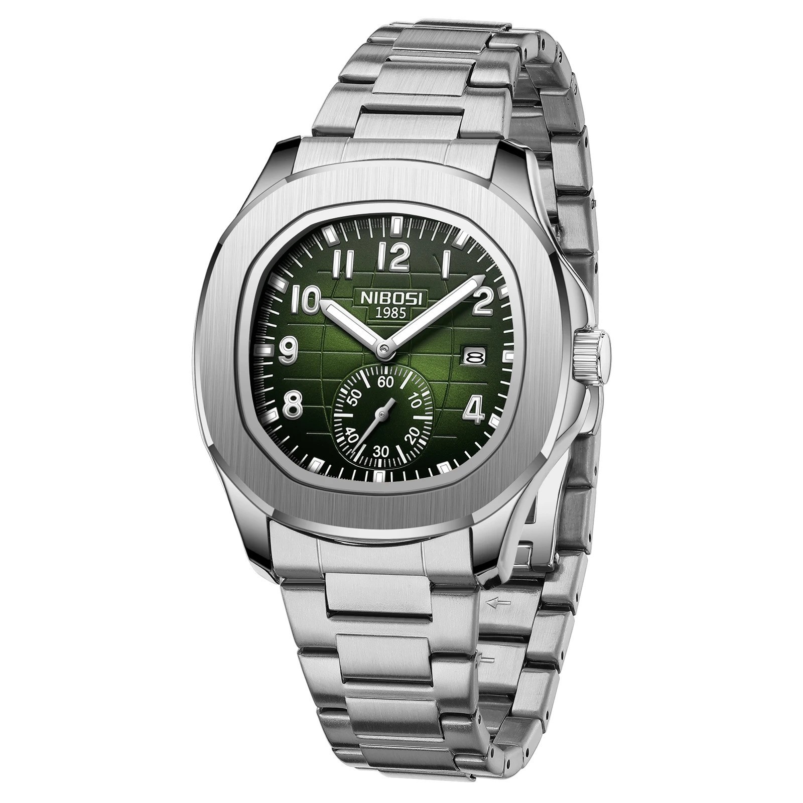NIBOSI Men’s Sport Quartz Watch Luminous Waterproof Date Wristwatch