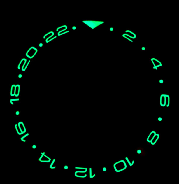 C3 Luminous Insert 38mm SUB Case NH35A Automatic Watch For Men Sapphire Glass