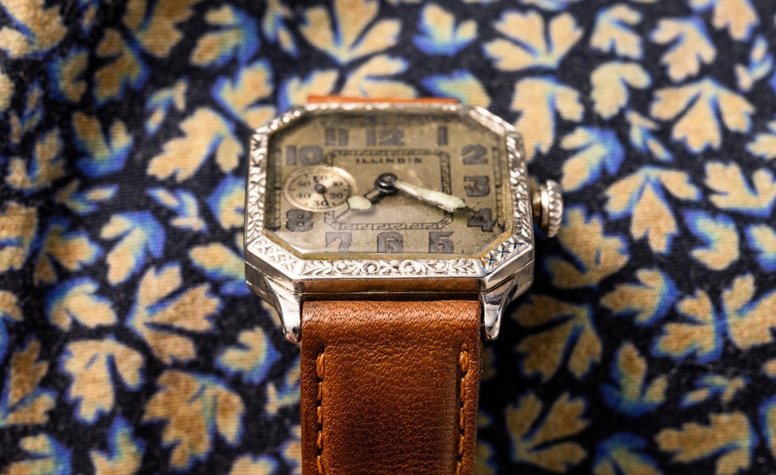 Illinois Watch Co – Art Deco Case – Left Sub-Seconds- Prohibition – 1929